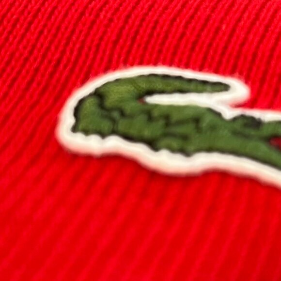 Lacoste Cotton Sweater (Red) - Picture 2 of 6
